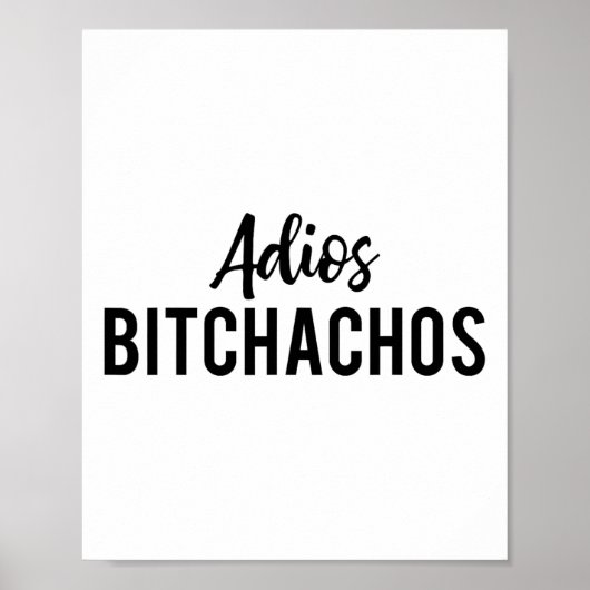 Adios Achos Grappig Cinco de Mayo Party Fiesta Gif Poster (Voorkant)