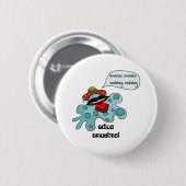 Adios Amobas Ronde Button 5,7 Cm (Voorkant /achterkant)