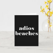Adios Beaches Kaart (Gele Bloem)