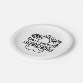 Adios Bitchachos Fiesta Theme Funny Quote Papieren Bordje (Gekanteld)