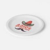 Adios Bitchachos Sombrero Retro Cinco De Mayo Papieren Bordje (Gekanteld)
