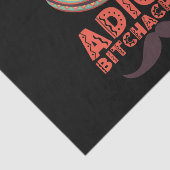 Adios Bitchachos Sombrero Retro Cinco De Mayo Tissuepapier (Detail)