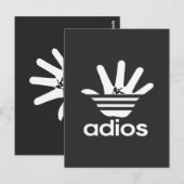 adios briefkaart (Voorkant / Achterkant)