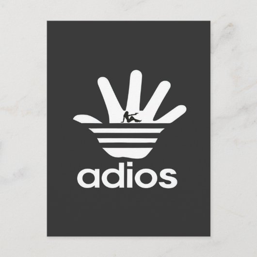 adios briefkaart (Voorkant)