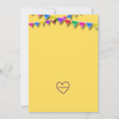 Adios Dos, 3rd Birthday Fiesta Invitation Kaart (Achterkant)