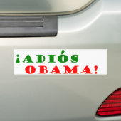 Adios, Obama! Bumpersticker (Op auto)