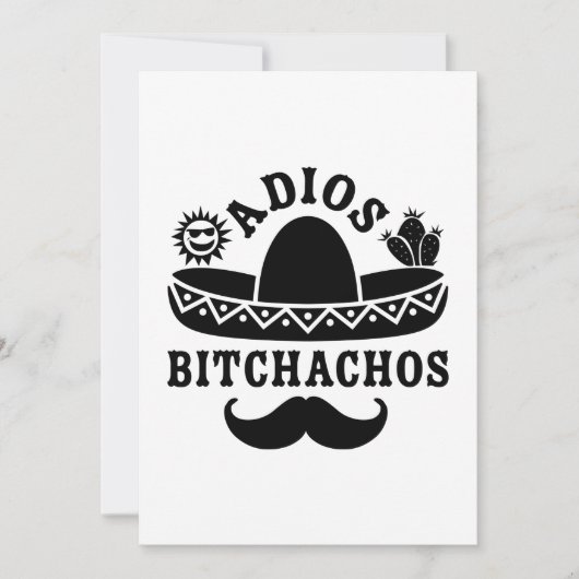 Adios Stranden Grappige Quote Feestdagenkaart (Voorkant)