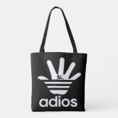 adios tote bag (Achterkant)