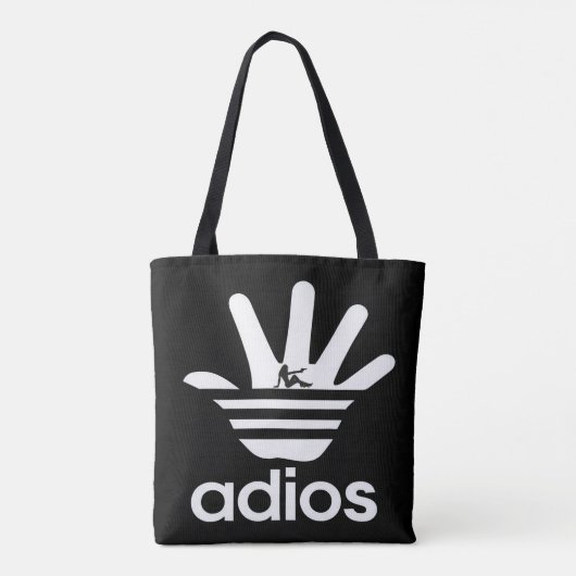 adios tote bag (Achterkant)