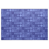 Adire Pattern - Shades of Blue Stof (Yard (91,4 cm))