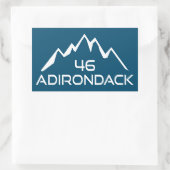 Adirondack 46 Bergen Rechthoekige Sticker (Tas)