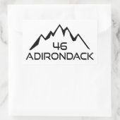Adirondack 46 Bergen Rechthoekige Sticker (Tas)