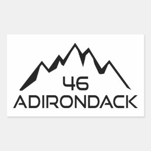 Adirondack 46 Bergen Rechthoekige Sticker