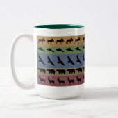 Adirondack Animals Tweekleurige Koffiemok (Links)