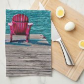 Adirondack Beach Chairs genieten van het leven in  Theedoek (Quarter Fold)