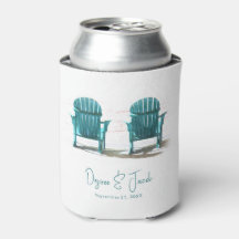 Adirondack Beach Chairs White Blauwgroen Wedding