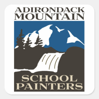 Adirondack Bergschool Schilders Sticker