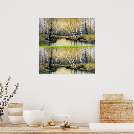 Adirondack Birches Poster (Keuken)