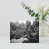 Adirondack Canoe Vissen Briefkaart (Staand voorkant)