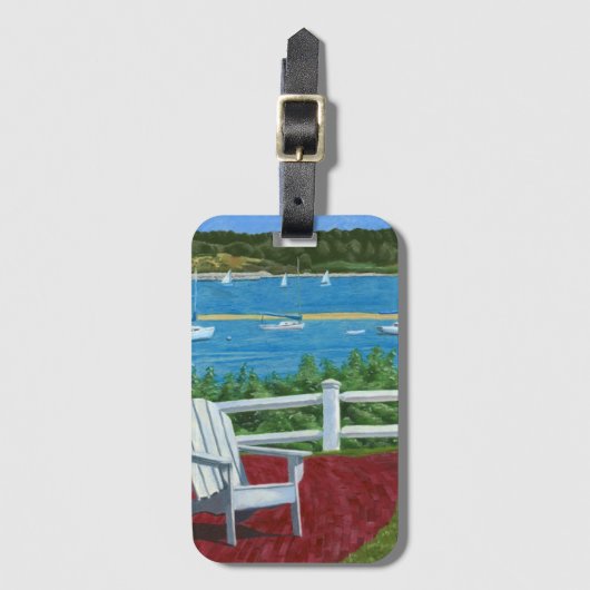 Adirondack Chair Painting Bagagelabel (Voorkant (verticaal))