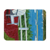 Adirondack Chair Painting Magneet (Horizontaal)