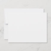 Adirondack Chairs Dank u Bedankkaart (Achterkant)