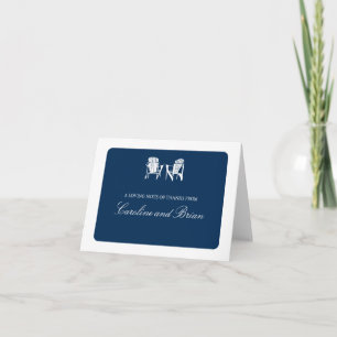 Adirondack Chairs Dank u Bedankkaart