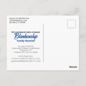 Adirondack Chairs Family Reunion Uw foto toevoegen Briefkaart (Achterkant)