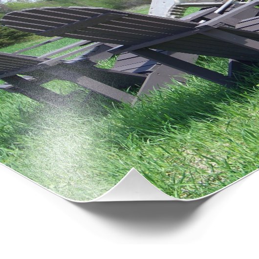 Adirondack Chairs Foto Afdruk (Hoek)