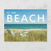 Adirondack Chairs in de Dunes Briefkaart (Voorkant)