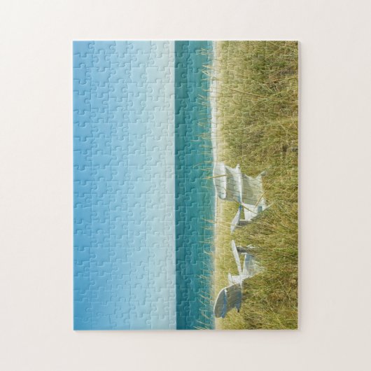 Adirondack Chairs in de Dunes Legpuzzel (Verticaal)