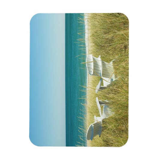 Adirondack Chairs in de Dunes Magneet (Verticaal)