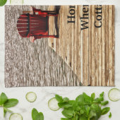 Adirondack Chairs Red Home is de locatie waar het  Theedoek (Gevouwen)