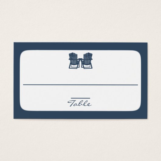 Adirondack Chairs Visitekaartje (Voorkant)