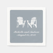 Adirondack Chairs | Weddenschap Servetten (Voorkant)