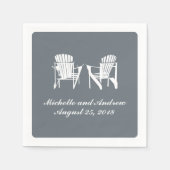 Adirondack Chairs | Weddenschap Servetten (Voorkant)