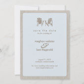 Adirondack Chairs Wedding Save the Date (Voorkant)
