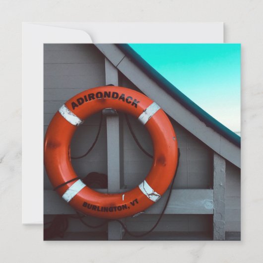 adirondack ferry lifesaver kaart (Voorkant)