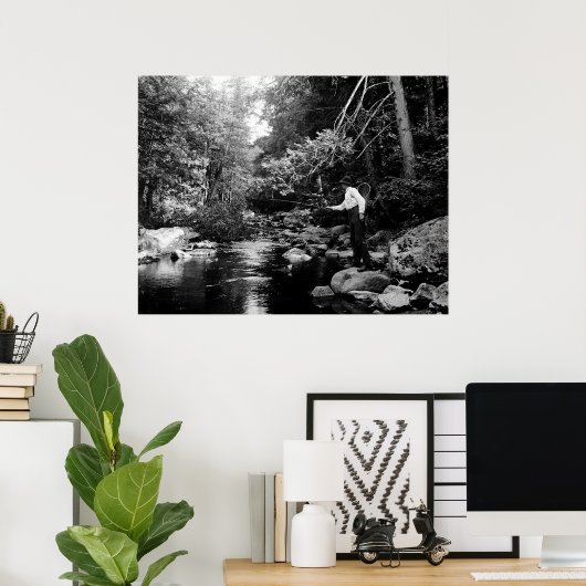 Adirondack Fly Fishing Poster (Thuiskantoor)