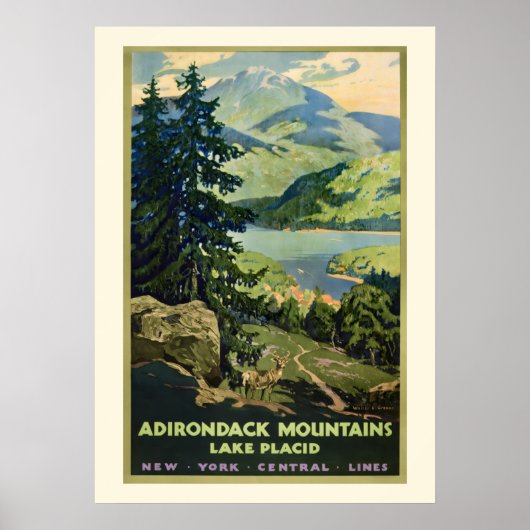 Adirondack-gebergte 20x28 poster (Voorkant)
