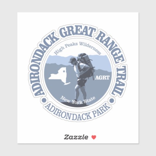 Adirondack Great Range (BG) Sticker (Vel)