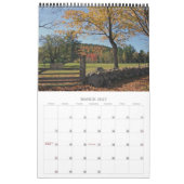 Adirondack Herfst 12 Maanden Kalender (Mar 2027)