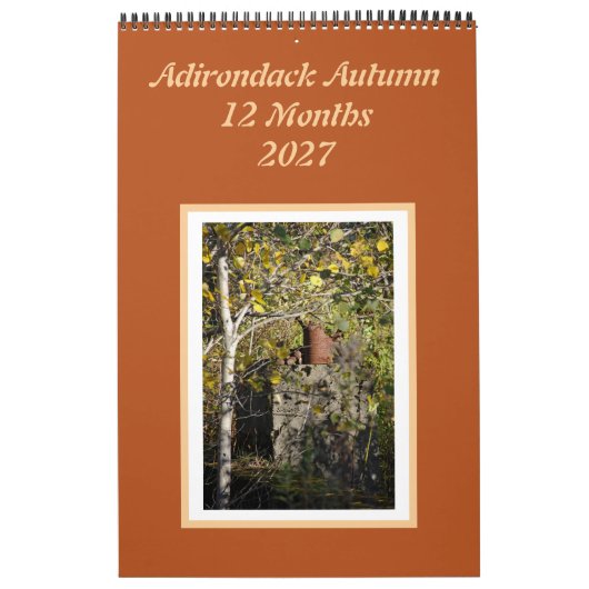 Adirondack Herfst 12 Maanden Kalender (Hoes)