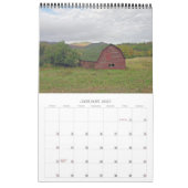 Adirondack Herfst 12 Maanden Kalender (Jan 2027)