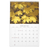 Adirondack Herfst 18 Maanden Kalender (Feb 2027)