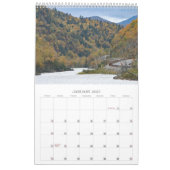 Adirondack Herfst 18 Maanden Kalender (Jan 2027)