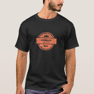 Adirondack High Peak wandelen camping buiten natuu T-shirt