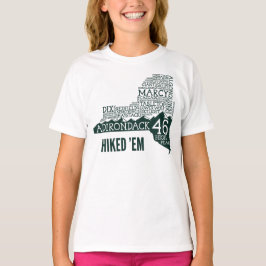 Adirondack High Peaks Hiked T-Shirt (Green Logo)