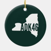 Adirondack High Peaks Ornament (Achterkant)