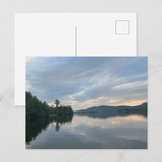 Adirondack Lake and Mountains Briefkaart (Voorkant / Achterkant)